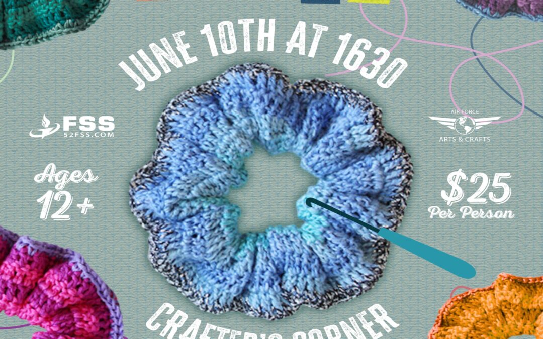 Hair Scrunchie Crochet